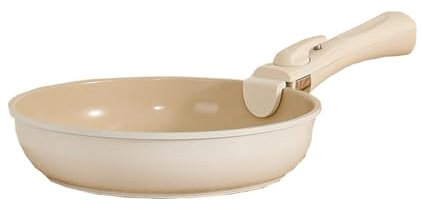 ASumPio Ceramic Frying Pan Cookware Set Removable Non Stick Egg Pancake Steak Pan Cooking Ham Pans Breakfast Maker Induction Cookware,R 18CM stockpot,W 24CM frying pan-A