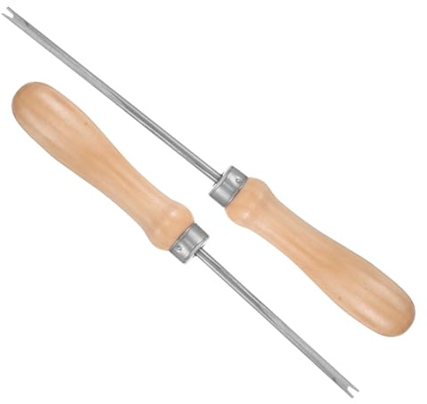 ERINGOGO 2stücke Puppenfüllwerkzeug Mit Holzgriff Diy-füllwatte-werkzeug Für Stofftiere Handarbeitswerkzeug Zum Füllen Von Puppen Und Plüschtieren