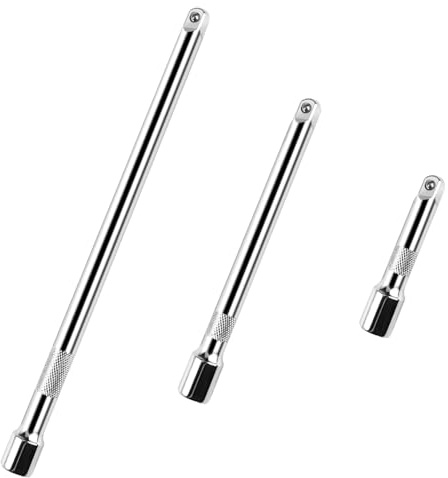 3 Pièces Rallonge Cliquet 3/8, Jeu de Rallonges 75mm/150mm/250mm | 3 Pièces Rallonge Cliquet 3/8, Jeu de Rallonges 75mm/150mm/250mm