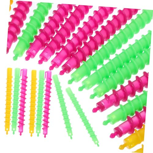 Ipetboom 100 Stück Spiral Dauerwellenwickler Aus Abs Großes Für Schulterlanges Haar Rutschfeste Lockenstäbe Für Damen Vielseitiges Dauerwellen Tool Für Salon Zuhause