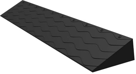 2,10cm,Bordsteinrampe Kunststoff-Schwellenrampe für Rollstuhl-Scooter-Kehrroboter, 1-10 cm Anstieg, rutschfeste Rollstuhlrampe, Kunststoff-Schwellen-Türstufenrampe