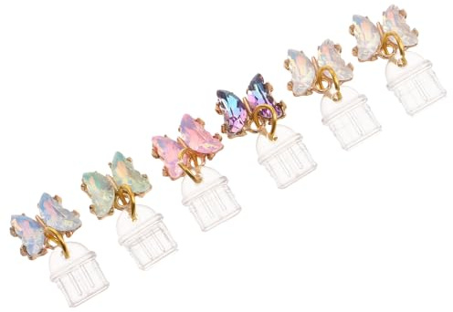 Garneck Lot de 6 Bouchons Anti-Poussière USB-C Pendentif Cache Port de Charge pour Téléphone Portable Protection Poussière Pratique Appareils USB-C