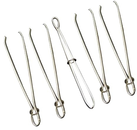 Ailan Clip per estrazione filo facili, pinzette, infila elastico, punteruolo, accessori per cucire, fascia per infilare in modo rapido e sicuro, strumento per infilare e cucire, coulisse per cintura