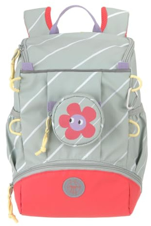 LÄSSIG Rucksack Happy Trails Mini Outdoor Backpack Up 10L Flower grau