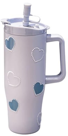 Multipurpose vakuumflaska 1200 ml kapacitet, rostfritt stål isolerad vattenflaska med unika pärlor och brett handtag rostfri vattenflaska(Purple)
