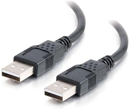 C2G /Cables to Go 28105 Câble USB 2.0 A mâle vers A mâle (1 m, Noir)