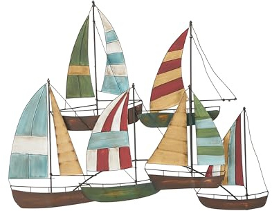 Deco 79 Metall Segelboot Decor eine perfekte Maritimes Dekor