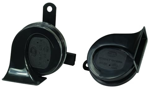 Hella 012010901 BX Hupenhorn-Set (Toyota), 12 V, Schwarz