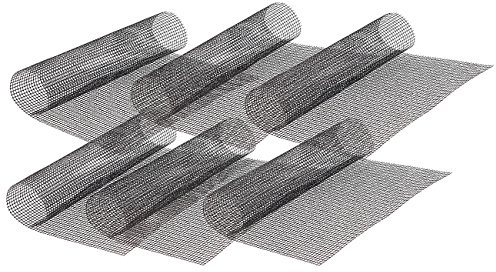 Rosenstein & Söhne Magische Grillmatte: 6er-Set Profi-Dauer-Back- & Grillmatte aus Glasfaser, antihaft (Grillnetz, Magische Grillplatte, BBQ)