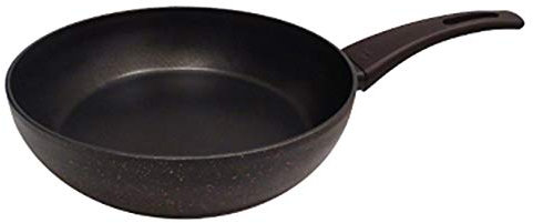 BALLARINI Cervinia Diamond Padella, Alluminio, Nero, 28cm