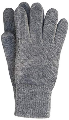 FosterNatur, Merino Herren Handschuhe Fingerhandschuhe, 100% Wolle Merino extrafine