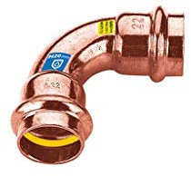 Raccordo Curva 90° Rame 18 Mm A Pressare F/f Frabo