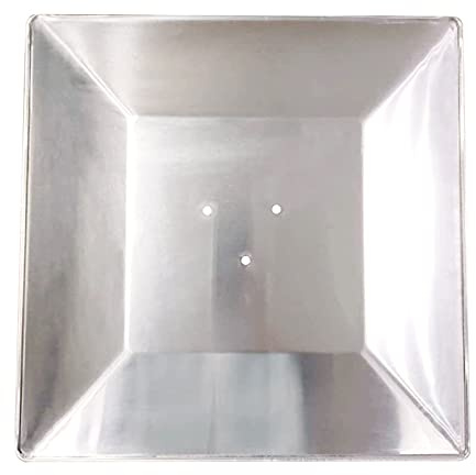 Hanghaijia Bouclier De Chauffage De Patio Pyramide Au Propane À 4 Côtés, Réflecteur Supérieur De Remplacement pour Les Chauffe-Tubes en Verre (Size : 10.7cm/4.2in)
