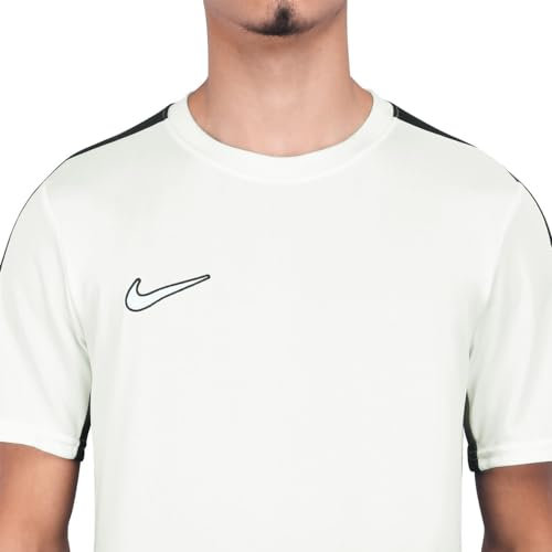 Nike Herren M Nk Df Acd23 Short-Sleeve Soccer Top, White/Black/Black, L EU