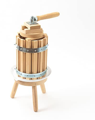 Ribnican pressoir à vin et à fruits manuel 20 l en bois de hêtre