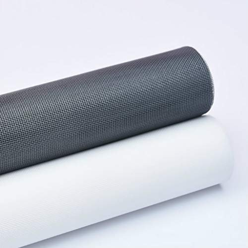 Fly Mosquito Screen Net Mesh 0.8x10m, Insect Mesh Door Screen Easy To Fold & Store Away Mosquito Netting Protect Baby & Family from Insect and Bug. - White