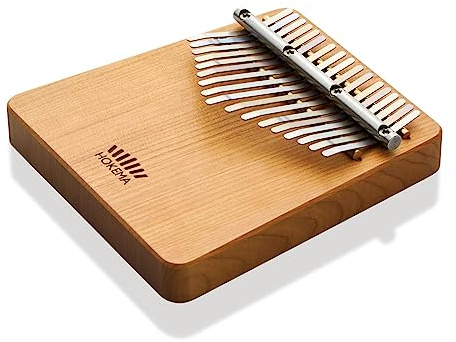 HOKEMA Kalimba B17 Mini - Nachhaltig in Deutschland produziertes Musikinstrument - Finger Piano mit 17 Tönen in C-Dur - Ideal für Yoga, Kinder & Erwachsene - Qualitätsinstrument Familienunternehmen