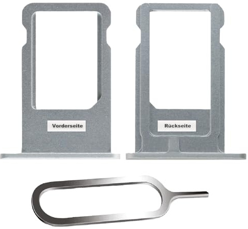 IS-TECK SIM-Kartenhalter Ersatz SIM-Tray Kompatibel mit iPhone 6 inklusive SIM-Nadel SIM-Kartensteckplatz (Space Grey)