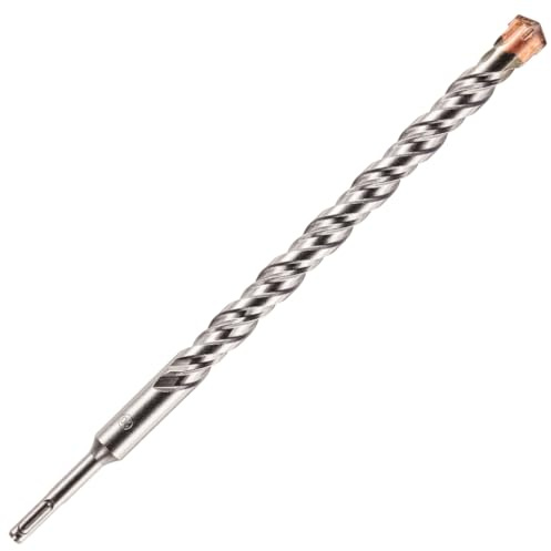 Rennie tool Company SDS Plus Hochleistungs-Hammerbohrer, 20 mm x 350 mm, professioneller Wolframkarbid-Kreuzspitzen-Mauerwerkbohrer für Ziegel, Beton, Stein, Granit, 20 mm SDS-Bohrer