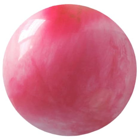 KAREN66 23cm Pilatesball Gymnastikball Kleiner Pilates-Ball Gymnastikbälle Kinder Trainingsball Soft & Rutschfester Overball Fitnessball Yogaball Fitball für Yoga Zuhause Büro Sitzball (Wolke Rot)