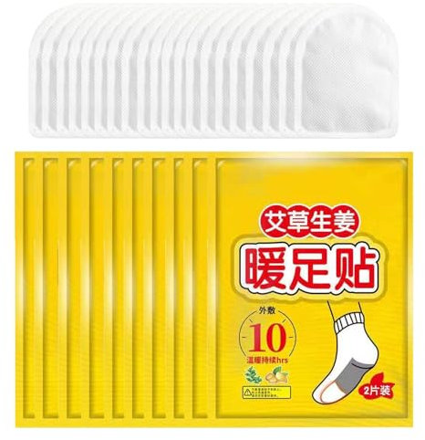 Zehenwärmer für Füße, warmes Fußpflaster - 20X kleines Heizpflaster | Luftaktivierte Wärmepackungen, natürliche Fußwärmer, Wärmepflaster für Outdoor-Aktivitäten