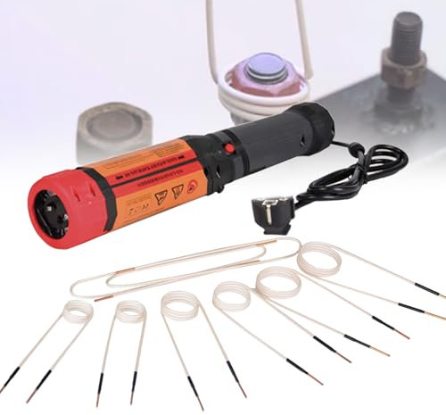 Strumento Per La Rimozione Dei Bulloni Del Riscaldatore A Induzione, Kit Riscaldatore Per Bulloni A Induzione Da 1100 W, Con 8 Bobine E Scatola, Macchina Per Riscaldamento A Induzione Magnetica,220V