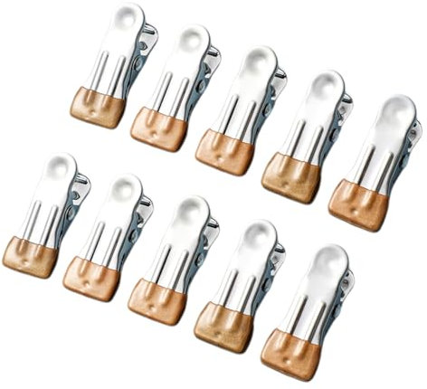 10pcs Towel Holders For Outdoor Use Stainless Steel Heavy Duty Clothes Pins Holders Easy To Carry Metal Clothespins