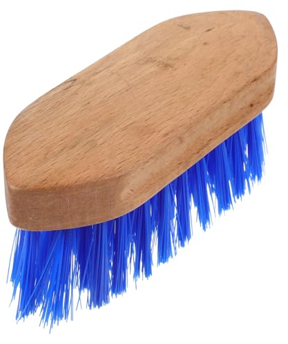 Gadpiparty Pferdebürste mit Harten Borsten aus Holz Stabile Pferde haarbürste zur Fellpflege und Massage Langlebiger Pferdekamm für Körperreinigung und Entfernung von Losem Haar Praktisches