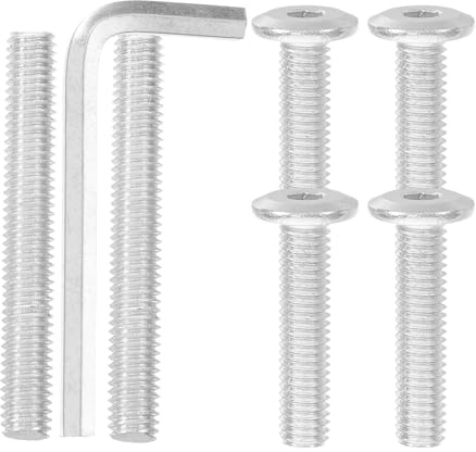 TOMETURE Piezas de Repuesto para Árbol de Gato 7 Tornillos Roscados Llave Inglesa para Montaje Rápido en Trepadores y Muebles para Mascotas