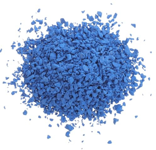 Granuli di Gomma per Riparazione Campo Sportivo 1kg, Sacchetto Blu