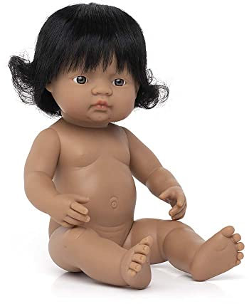 Babydocka sydamerikansk flicka 38–31058, slumpmässig