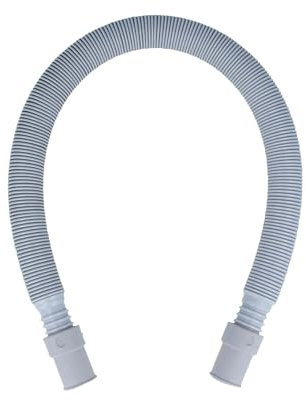 tecuro Ablaufschlauch für Waschmaschinen und Spülmaschinen flexibel ausziehbar von 120-400 cm für Einbauküchen Installationen