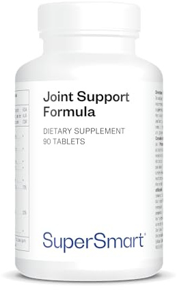 Supersmart - Joint Support Formula - with Glucosamine, Chondroitin, Hyaluronic Acid & MSM | Non-GMO & Gluten Free - 90 Tablets