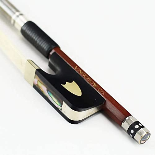 Concerto pernambuco cello bow well selected natural Mongolian horse hair warm tone fast response 4/4 size