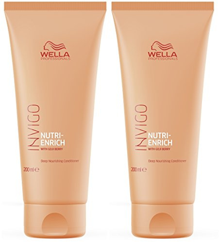 2er Nutri Enrich Deep Nourishing Conditioner Invigo Wella Professionals mit Goji Beeren je 200 ml = 400 ml