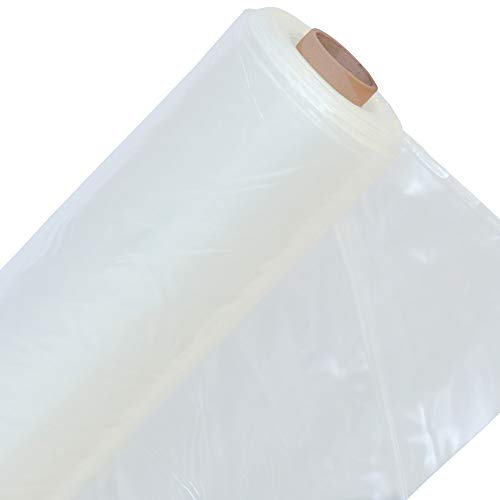 UV5 Film de serre tunnel 6 m de large résistant aux UV 200 µm (0,2 mm d'épaisseur) Qualité professionnelle Longueur : 4 m