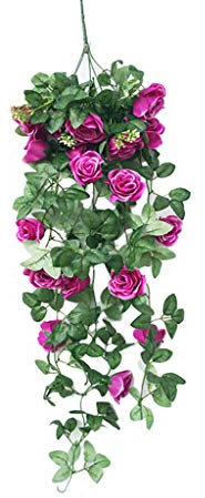 Lazzboy Simulation Gefälschte Wandbehang Orchidee Hängenden Korb Wohnzimmer Balkon Kunstblumen Veilchen Blumen/hgende Kunstblumen/hgende Kunstpflanzen/kunstpflanze Hängend/Party Hochzeit(D)