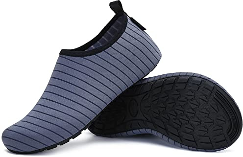 SAGUARO Zapatillas de Casa Hombre Mujer Pantuflas Interior Exterior Slipper Antideslizante Suave, Gris señal 42/43EU