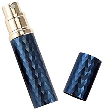 BRARIOS Atomizzatore di Profumo,5ml Bottiglia Profumo Ricaricabile,Portatile Flacone Spray Profumo da Viaggio,Mini Nebulizzatori per Profumo (Z-Blue)