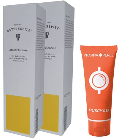 Retterspitz Muskelcreme plus Duschgel PharmaPerle (2x100ml)