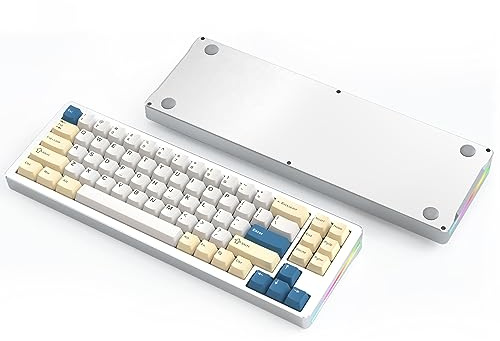 ATTACK SHARK M71 Clavier mécanique sans fil 75 % TKL, entièrement en aluminium, BT5.0/2.4G/USB-C, remplaçable à chaud, LED RVB, clavier de jeu NKRO, 4600 mAh, commutateur linéaire pré-lubrifié