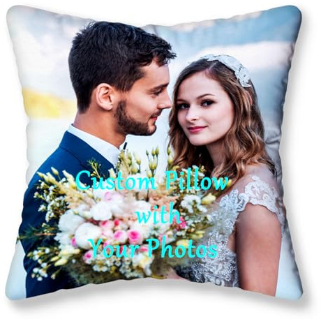 GagetElec Coussin Personnalisé avec Photo