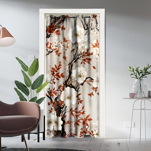 YungHo Türvorhang mit Meeresschildkrötenmotiv, Polyester, bedruckt, Raumteiler, Vorhänge für Küche, 106,7 x 203,2 cm (B x L)
