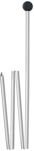 Nuyhgtr Ersatz-Stange aus Aluminium, Aluminium-Zeltstange, tragbar, leicht, Campingstangen für Camping, Rucksackreisen, Aluminium-Strandüberdachung