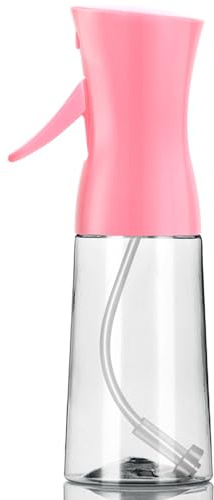 Spray Bottle,Fine Mist Spray for Hair,Ultra-Fine Continuous Spray Bottle for Skincare,Plant Care,Pet Grooming,Cleaning, Refillable Spray Container,Christmas Gift (1Pcs Light Pink 6.8oz)