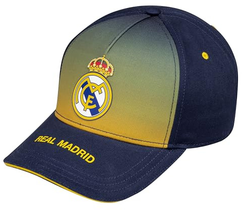 Real Madrid Gorra Supporter Real – Colección oficial de fútbol – Talla masculina ajustable