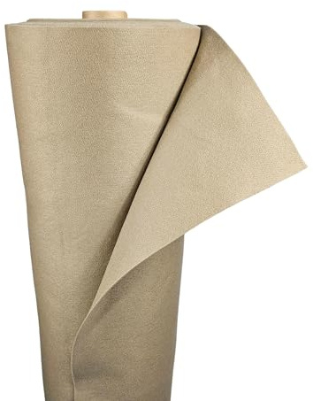 EraGreen Premium Bastelfilz 1,5m Br. - 3mm Filz zum Basteln - Dekostoff Filzstoff Filzrolle beige (Meterware)