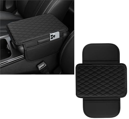 AIBINGBH Coussin Accoudoir Voiture pour Peugeot 2008 2014-2019, Housse d'accoudoir Protection Accoudoir Console Central Housse d'accoudoir de Protection étanche et antidérapante