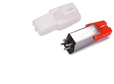 Testina Magnetica Modello 07 Rossa per Grammofono e Giradischi | Ricambio in Plastica, Installazione Semplice, per Lettore Vinili e Turntable