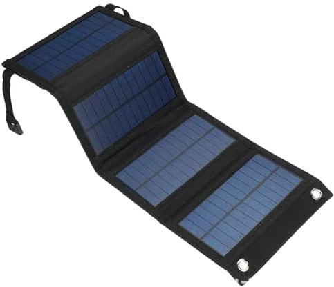 Foldable Solar Panel - Portable Solar Charger | Portable Generator Power | 6V Solar Panel for Outdoor Hiking Camping Picnic Fones Tablet PowerBank Camera